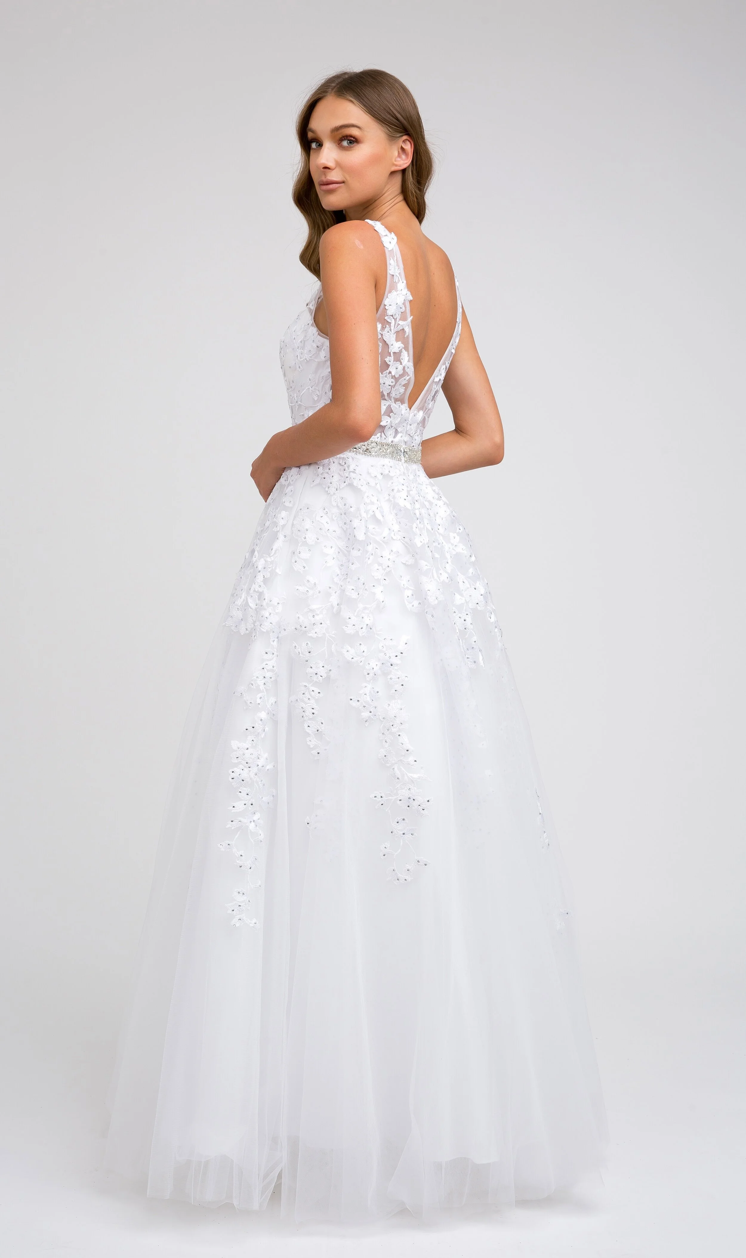 Blush Floral Prom Dress JT 00224 Danielly s Boutique